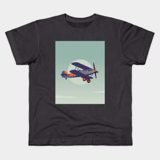 Minimalism Vintage Plane Kids T-Shirt